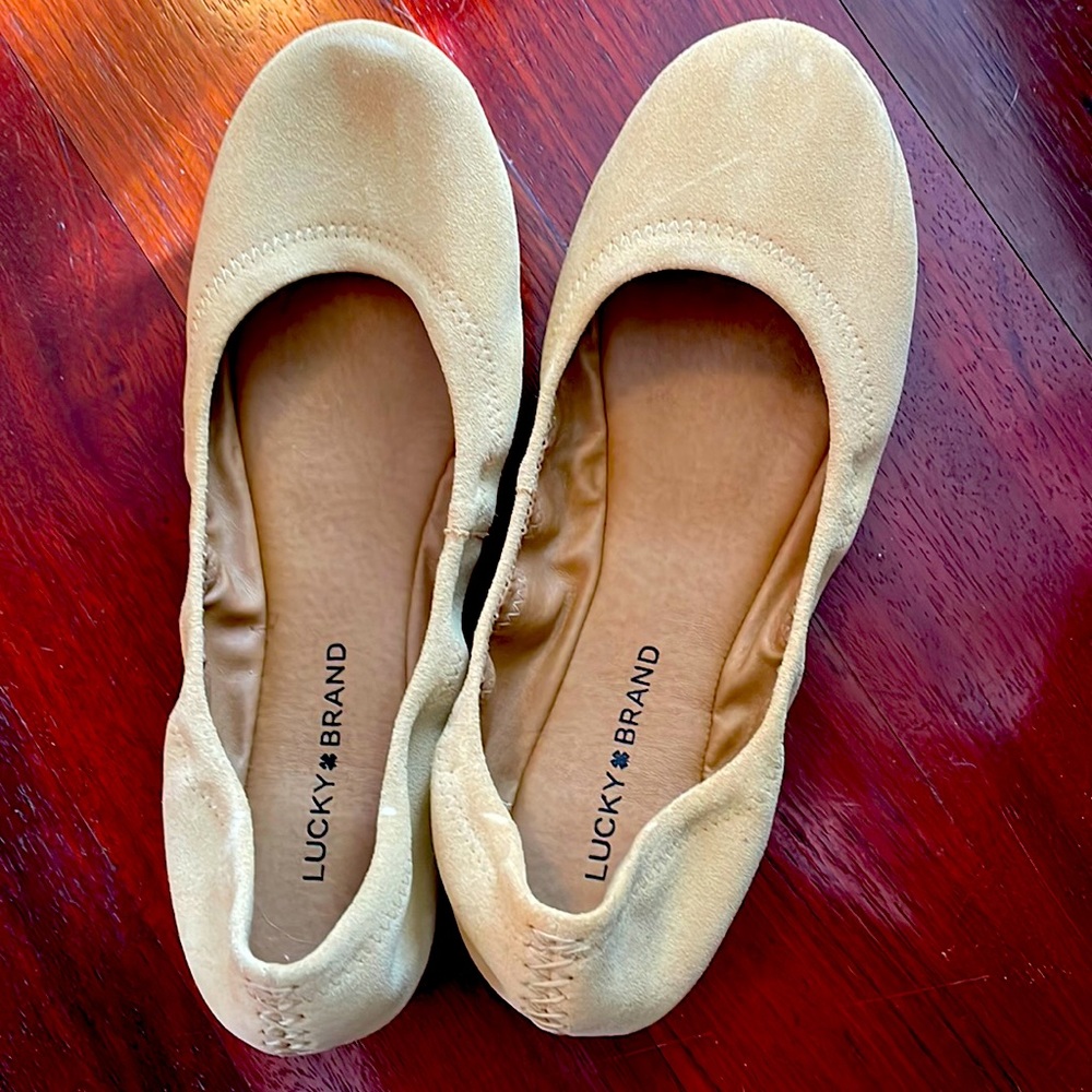 Lucky Brand Emmie yellow flats